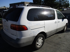 1999 TOYOTA SIENNA LE WHITE 3.0L AT 2WD Z15016